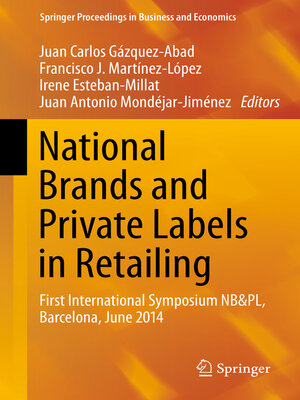 cover image of National Brands and Private Labels in Retailing